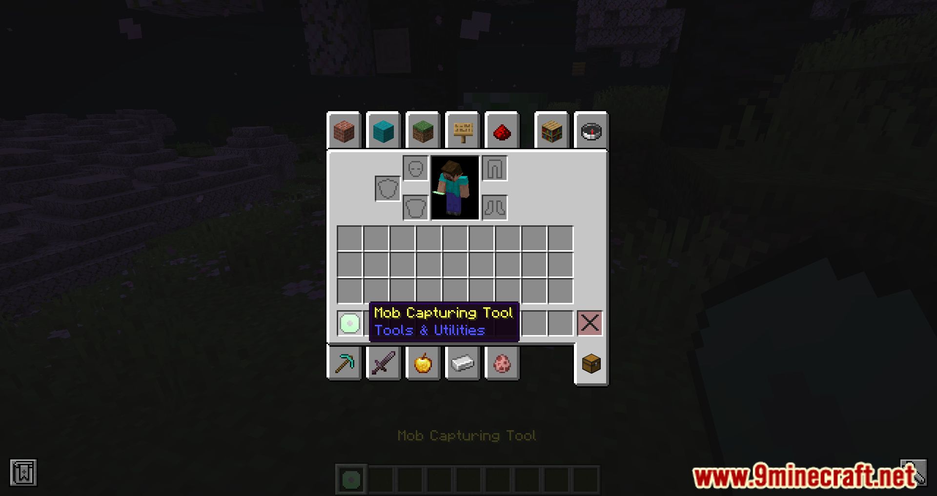 description_1 Mob Capturing Tool Mod (1.20.1) - Capture mobs