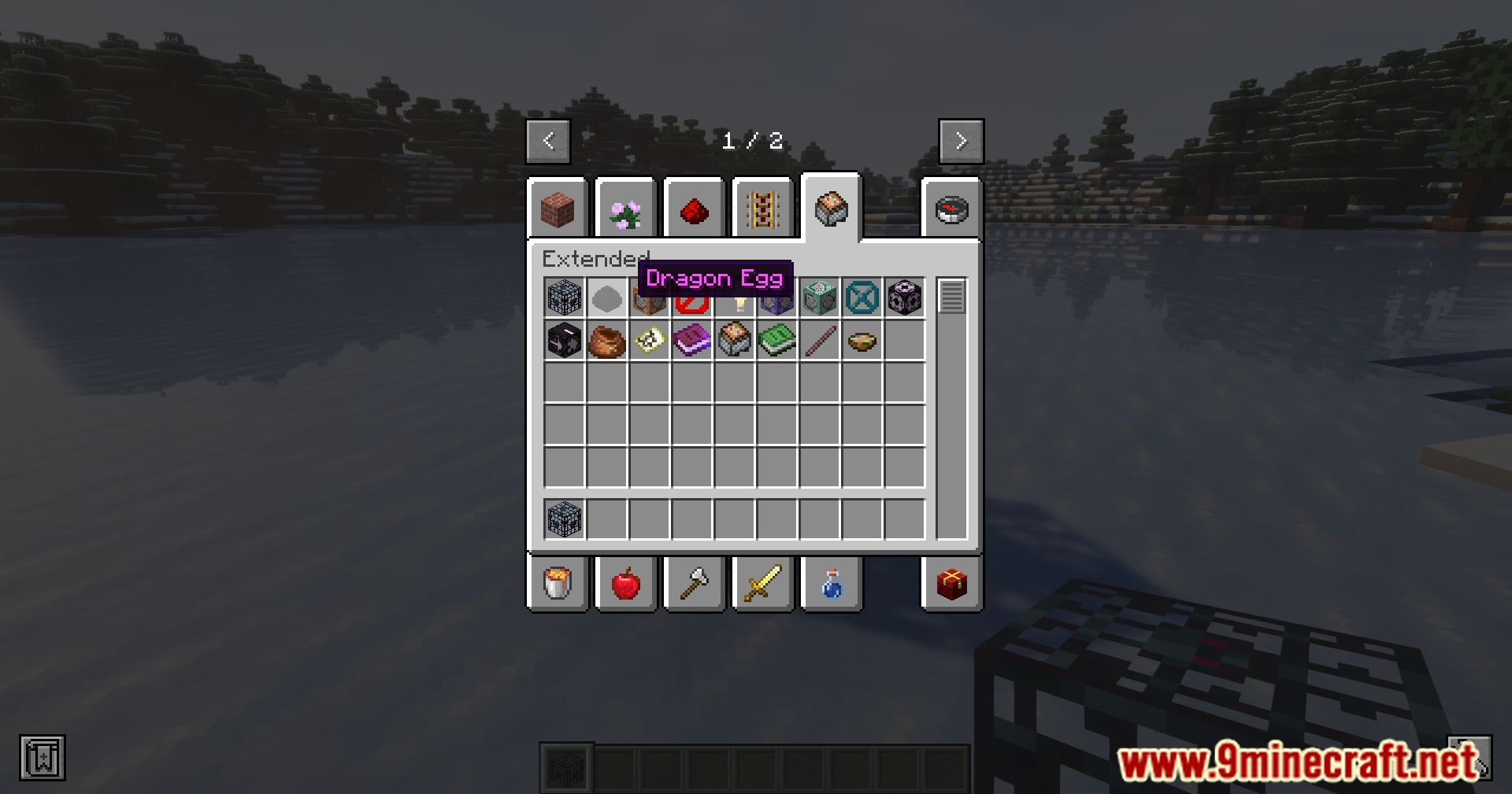 description_4 Extended Creative Inventory Mod (1.19.2, 1.18.2) - переопределяет доступ к предметам Minecraft