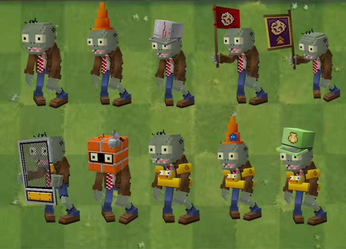 image 7 for Gero's Plants VS Zombies Add-on (1.20) - MCPE/Bedrock Mod