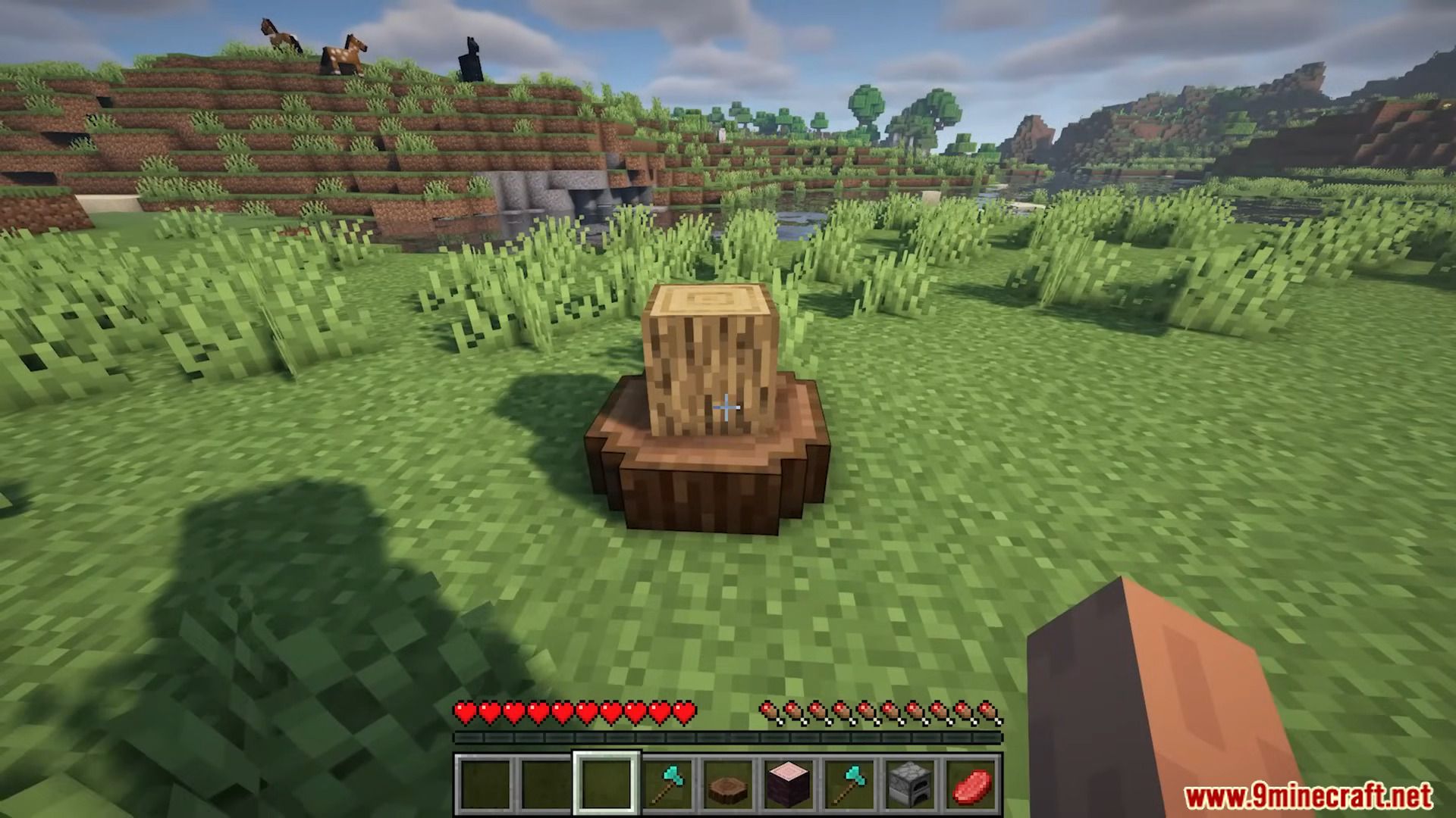 image 7 for Wood Enjoyer Mod (1.20.4) - Master the art of cleavage!
