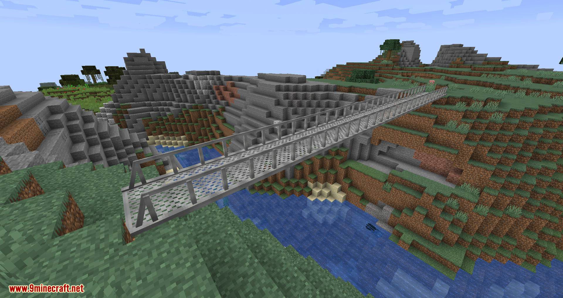 image 12 for Macaw's Bridges Mod (1.20.4) - Muchos tipos de puentes