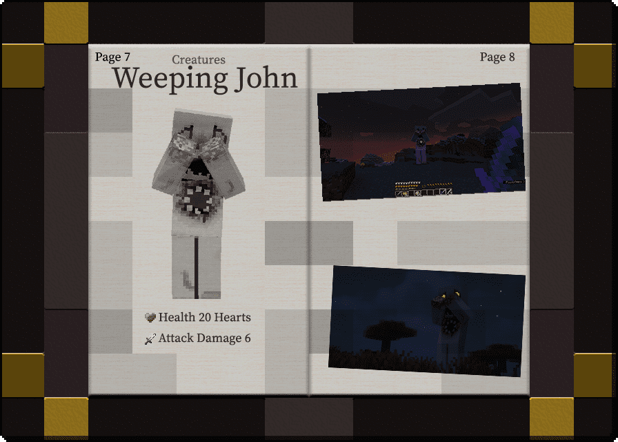 description_3 The John Reborn Mod (1.19.4) - очень страшный моб