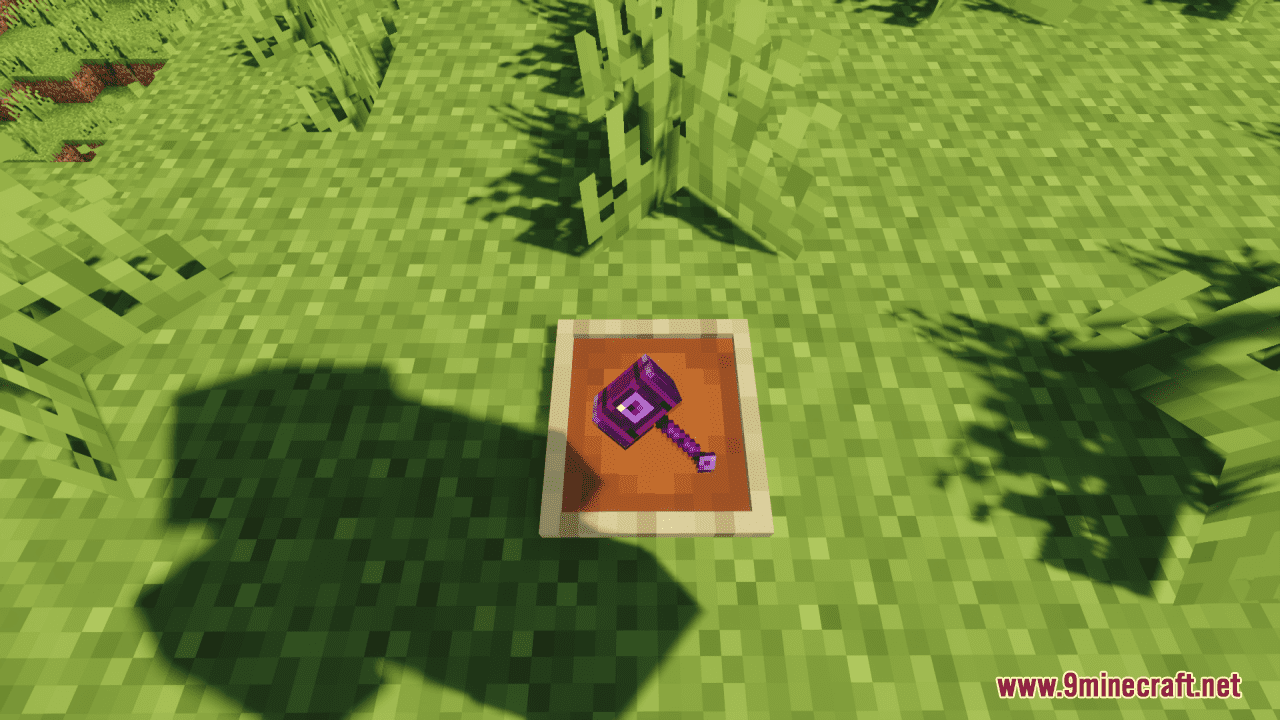 description_6 Dungeons' Gravity Hammer Resource Pack (1.19.4, 1.19.2) - текстурный пакет
