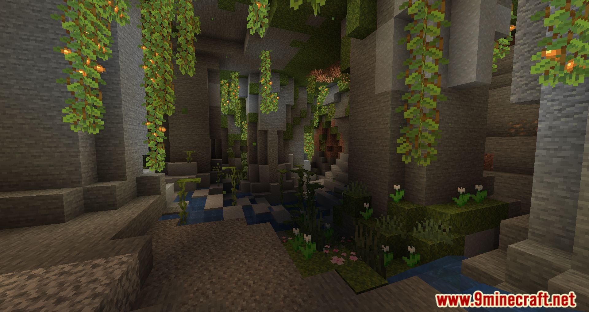 description_6 Profundis Mod (1.20.4) - 7 nuevos biomas de cueva de alta calidad