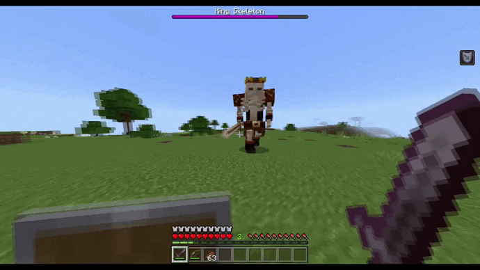 image 3 for Skeleton King Add-on (1.20) - MCPE/Bedrock Epic Bosses Mode