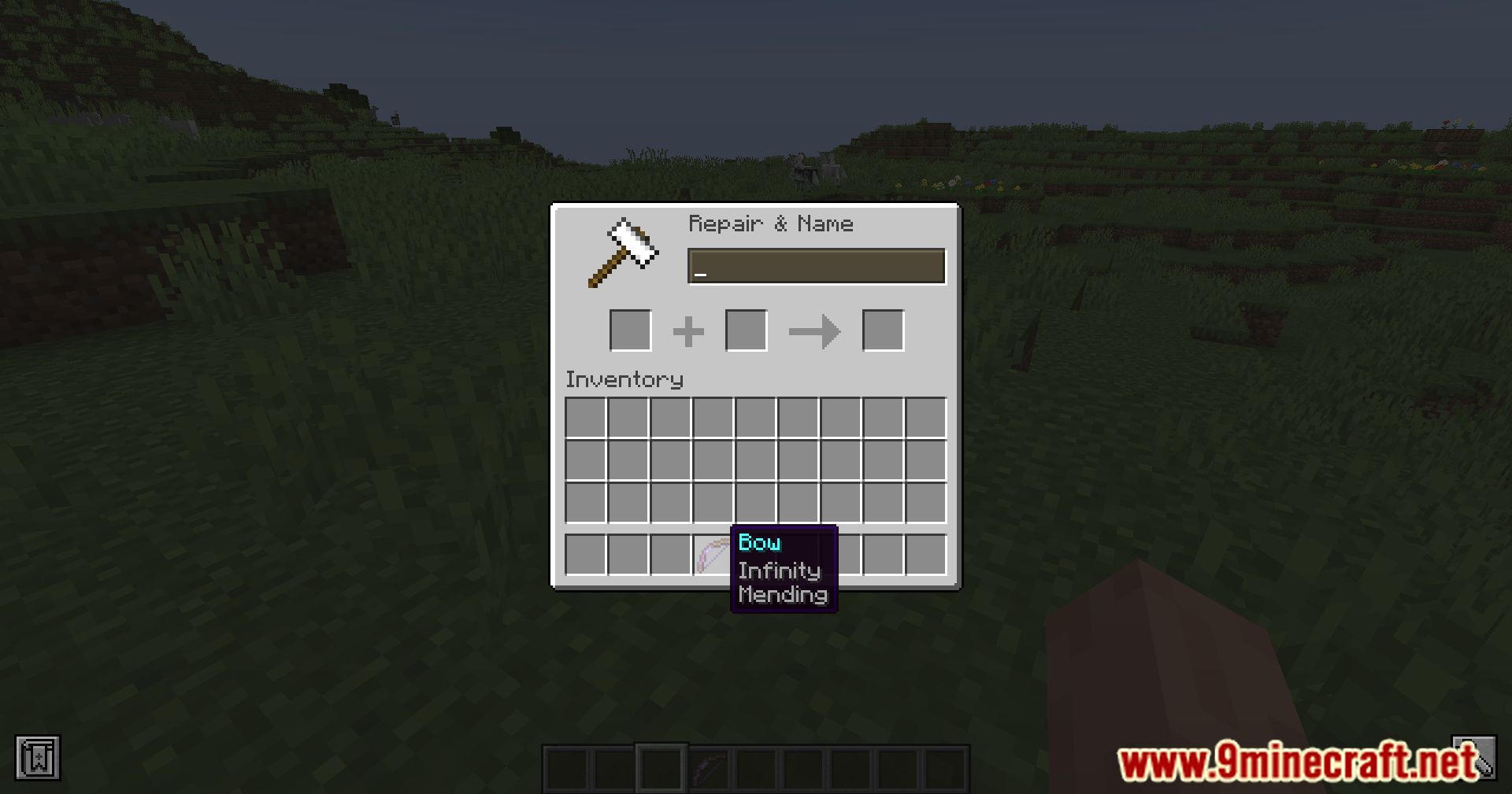 description_9 Infinity With Mending Mod 1.20.1 - Rompiendo límites, combinando infinito y reparación