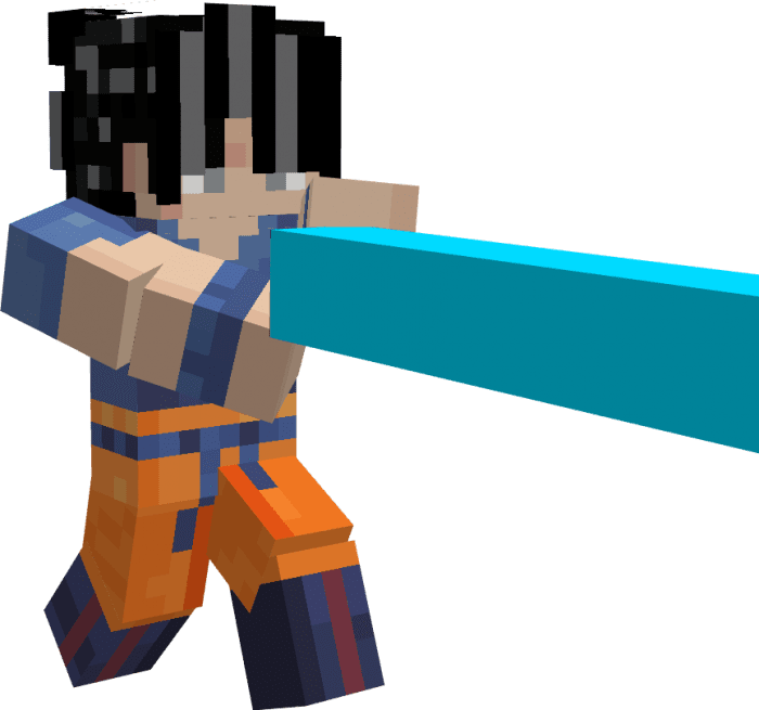 image 23 for Дополнение Goku (1.20) - MCPE/Bedrock Dragon Ball Mod