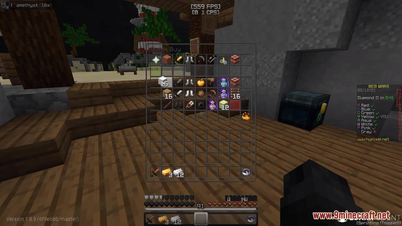 description_2 Amethyst Black 16x Pack (1.8.9) - PvP текстур-пак