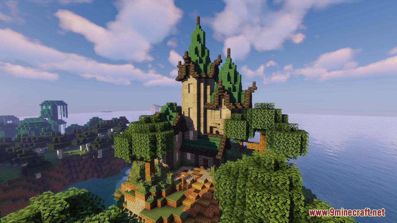 description_0 Mapa Torre del Mago (1.20.4, 1.19.4) - casa de partida para los magos