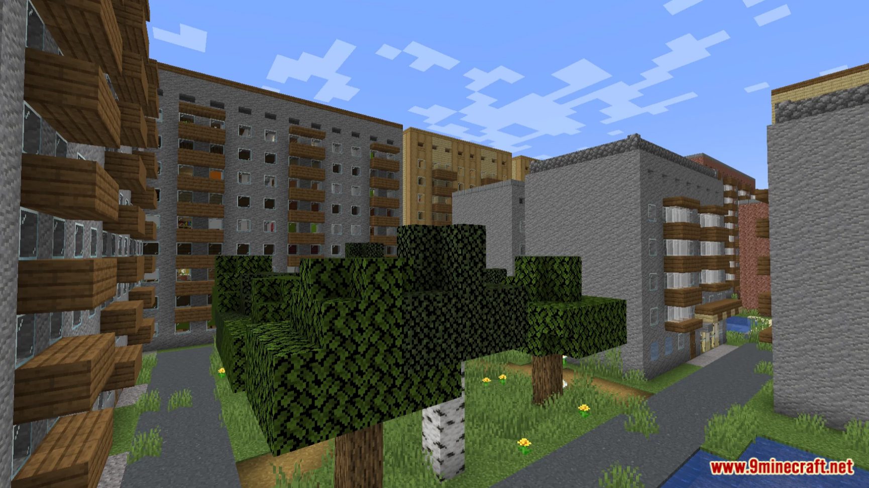 description_9 Cities Data Pack (1.20.2, 1.19.4) - A world of vibrant small village settlements!