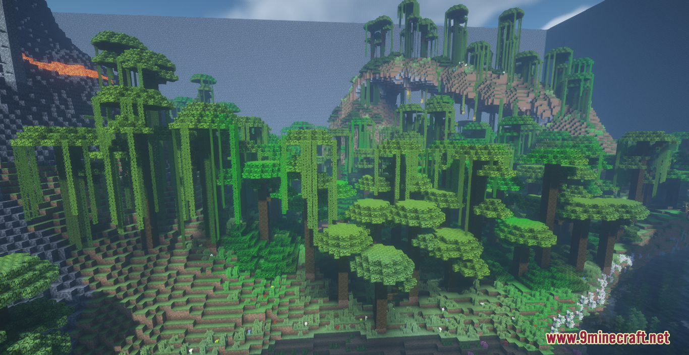 description_3 Overgrown Map (1.18.1) - Jungle Hunger Games