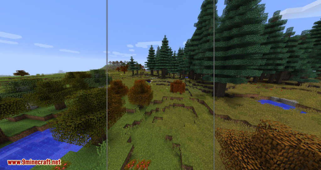 description_2 Serene Seasons Mod (1.20.4) - Realistic four seasons in Minecraft