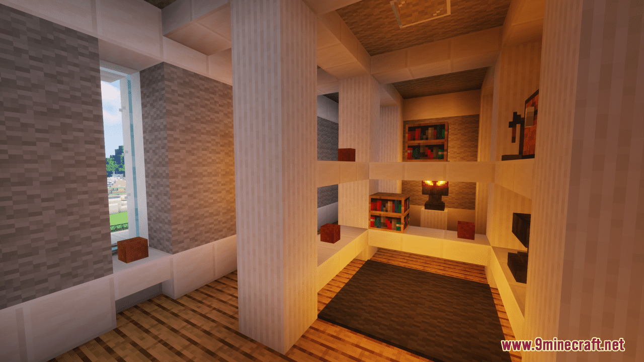 description_7 Map Alpine Mansion (1.20.4, 1.19.4) - spacious modern residence