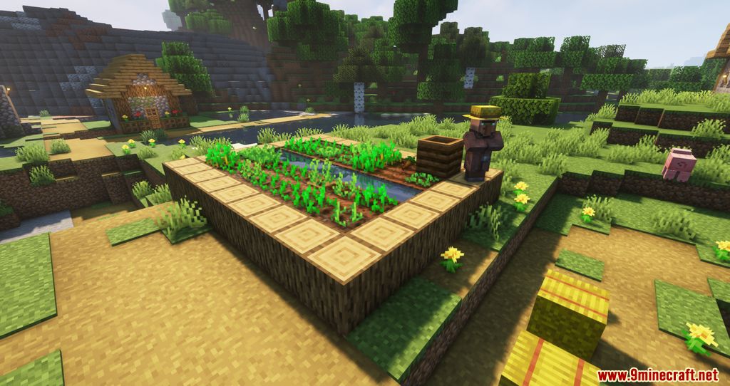description_1 Mod Smarter Farmers (1.20.4) - mejora la inteligencia artificial de los aldeanos