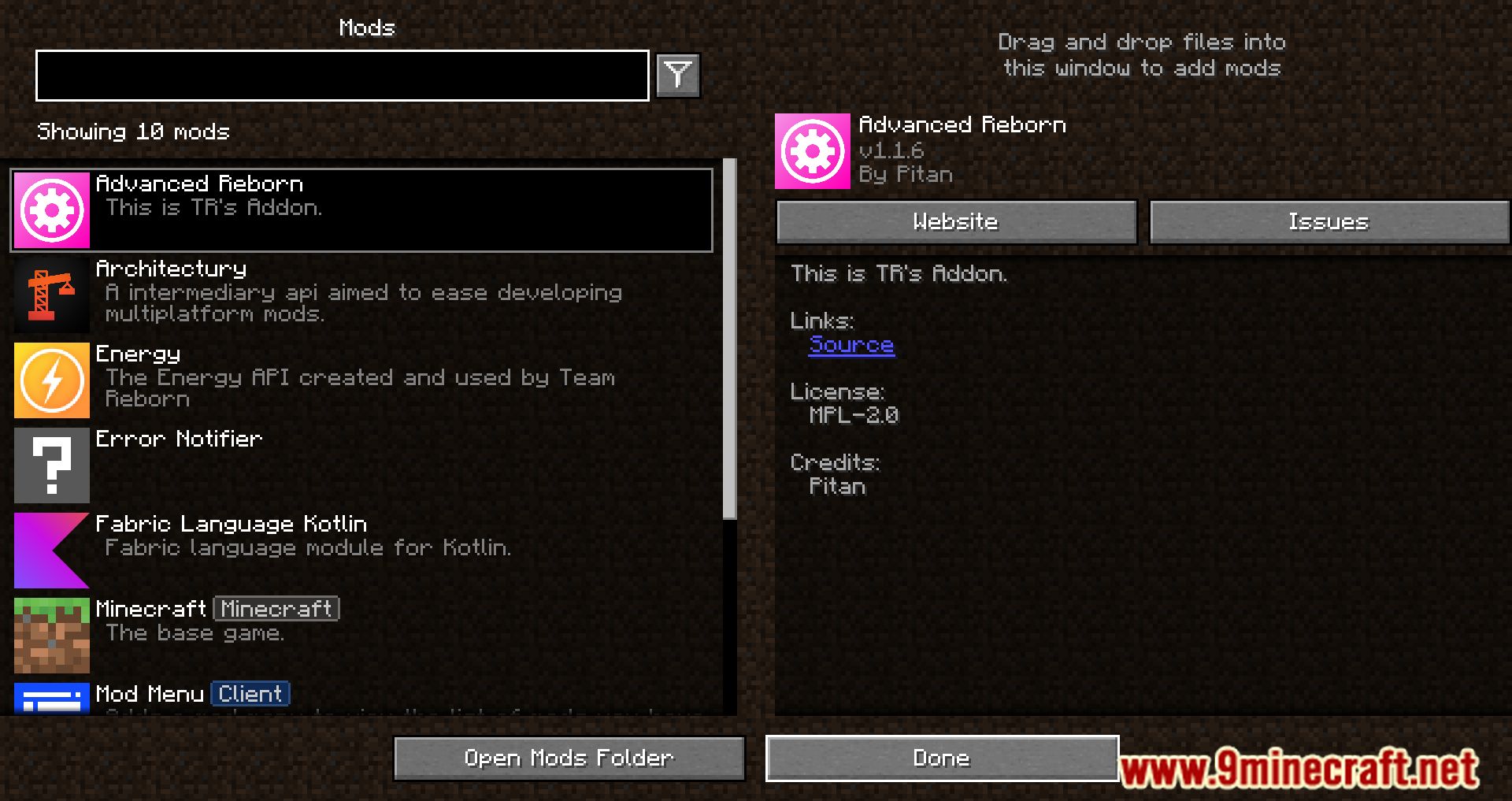 description_0 Advanced Reborn Mod (1.20.4) - non-original Tech Reborn Mod
