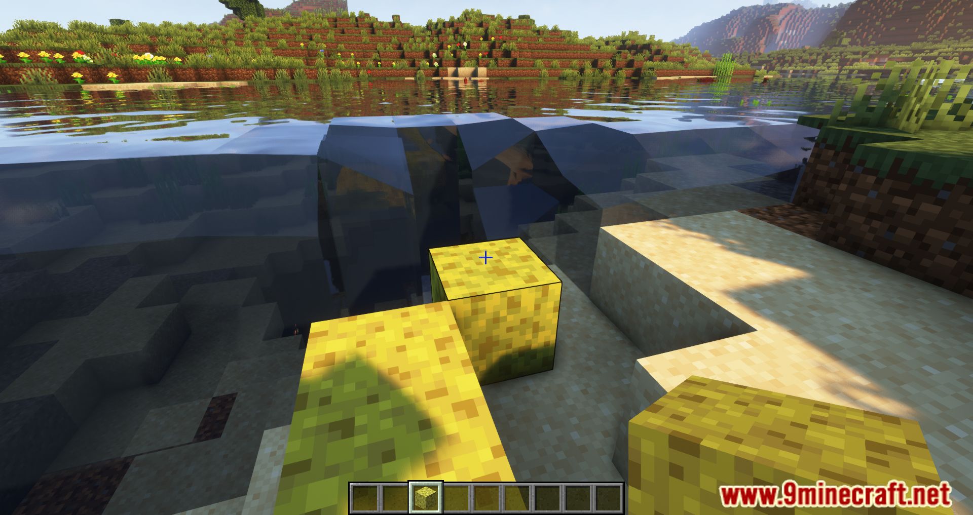 image 4 for Larger Sponge Absorption Radius Mod (1.20.6) - Увеличение радиуса поглощения.