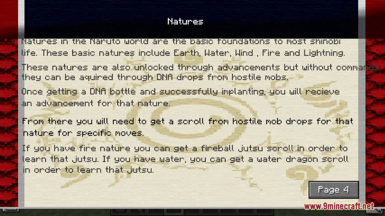 description_4 IceeRamen Naruto Mod (1.16.5) - The Art of All Nature