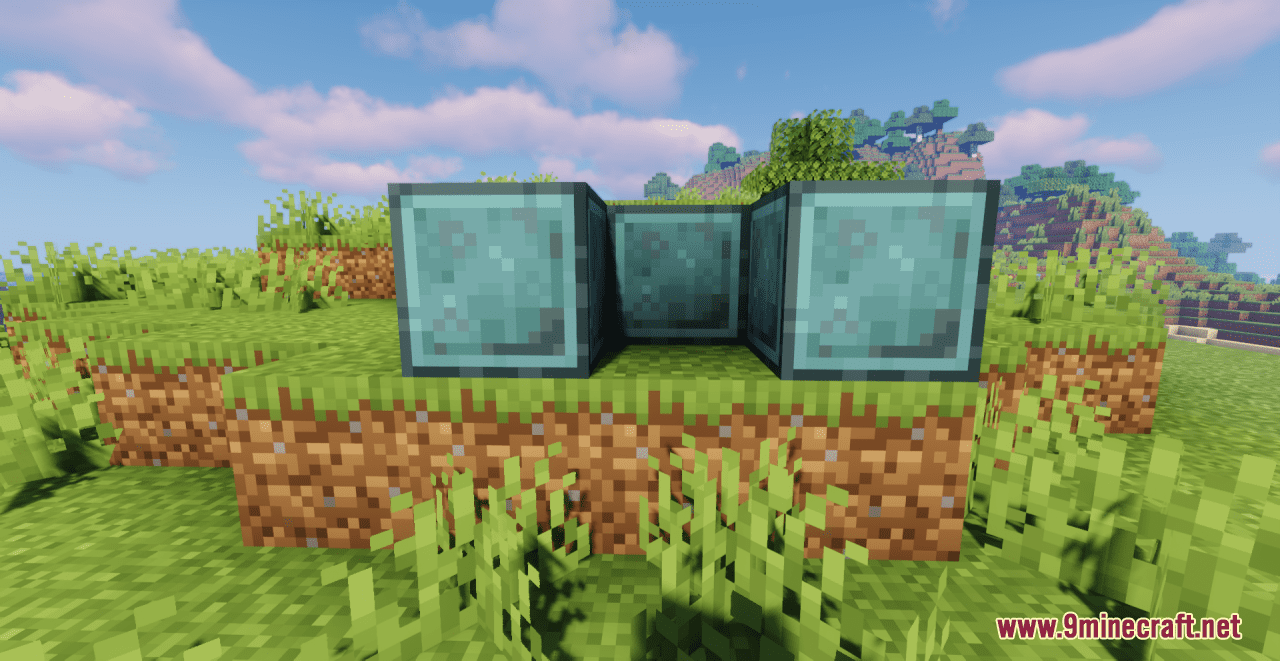 description_6 Specterite Blue Netherite Resource Pack (1.19.4, 1.19.2) - текстур-пак