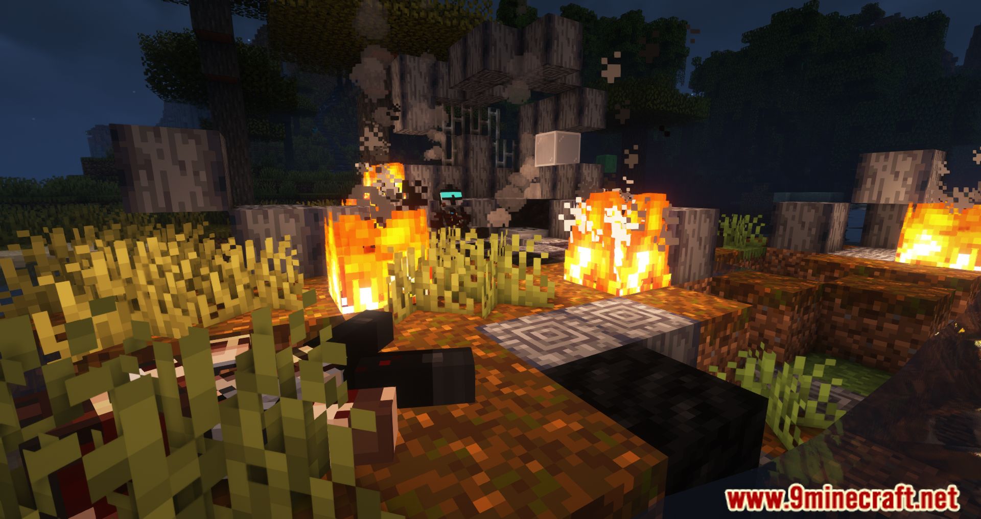description_10 Horror Elements Mod (1.20.1) - Создание крови в Minecraft
