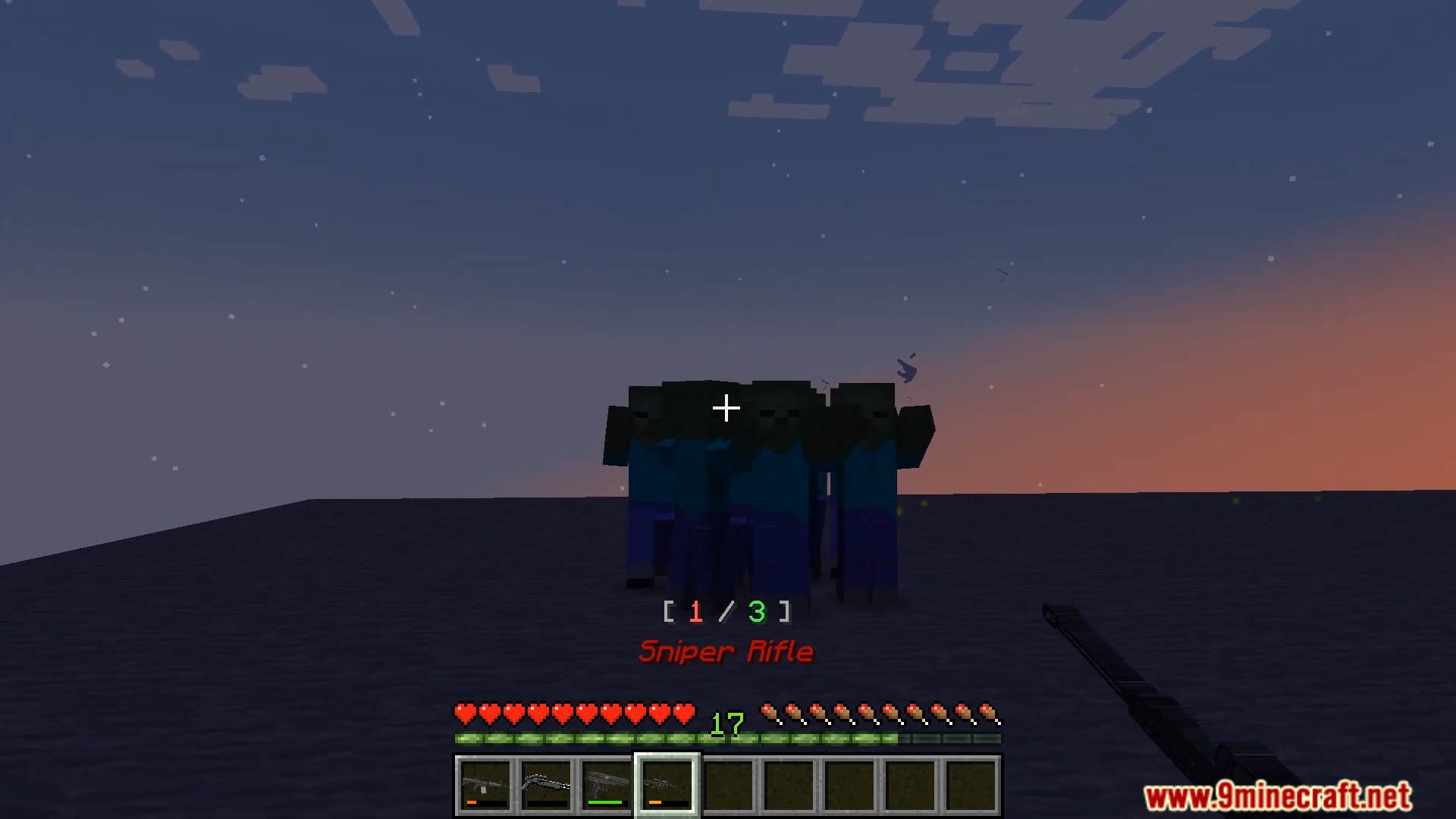 description_3 Basic Guns Data Pack (1.20.4, 1.19.4) - совершите революцию в Minecraft с помощью самого совершенного оружия!