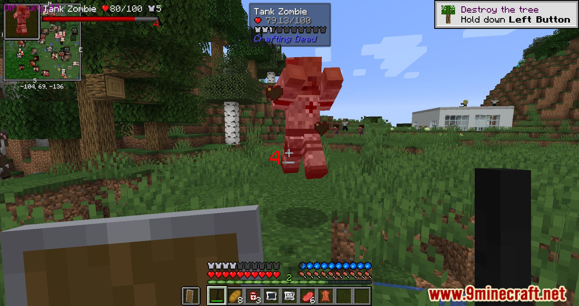 description_3 Modpack PwrDown's Zombie Apocalypse (1.16.5) - survival in a pandemic zombie world