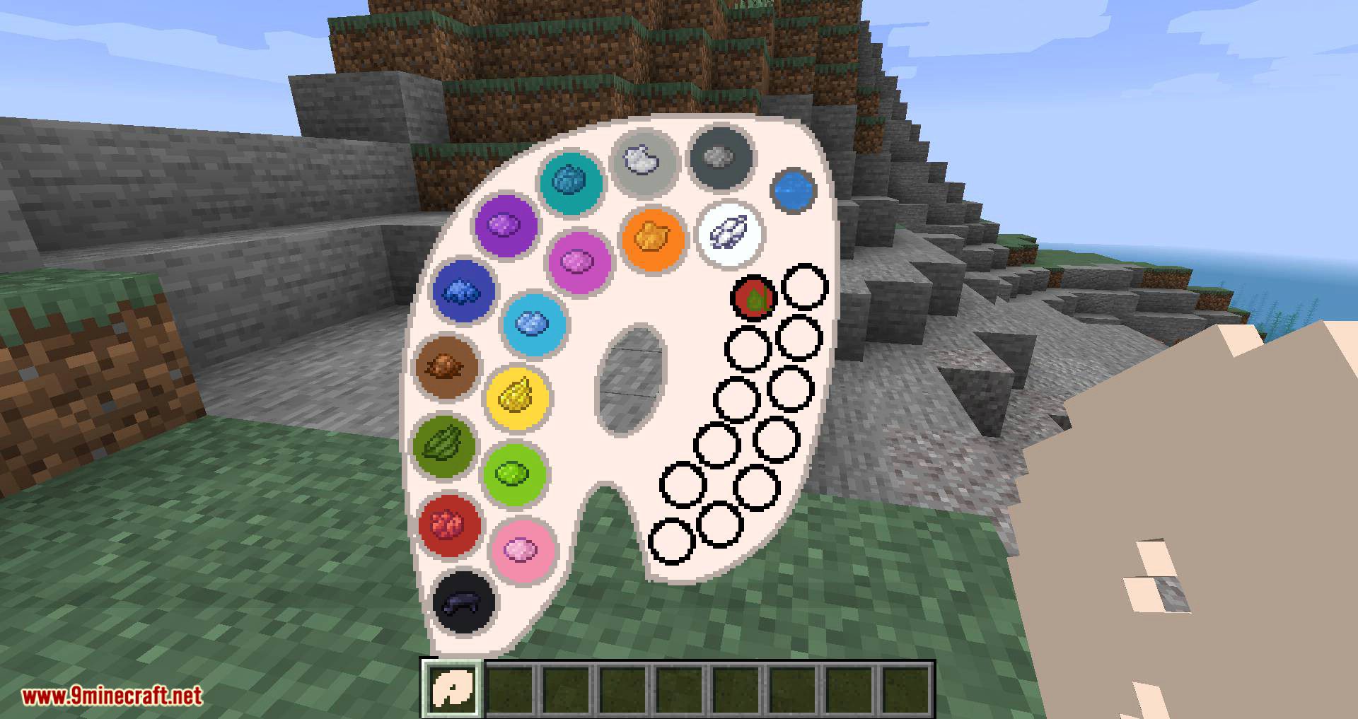 description_3 Joy of Painting Mod 1.20.1 - Смешивайте цвета, рисуйте картины
