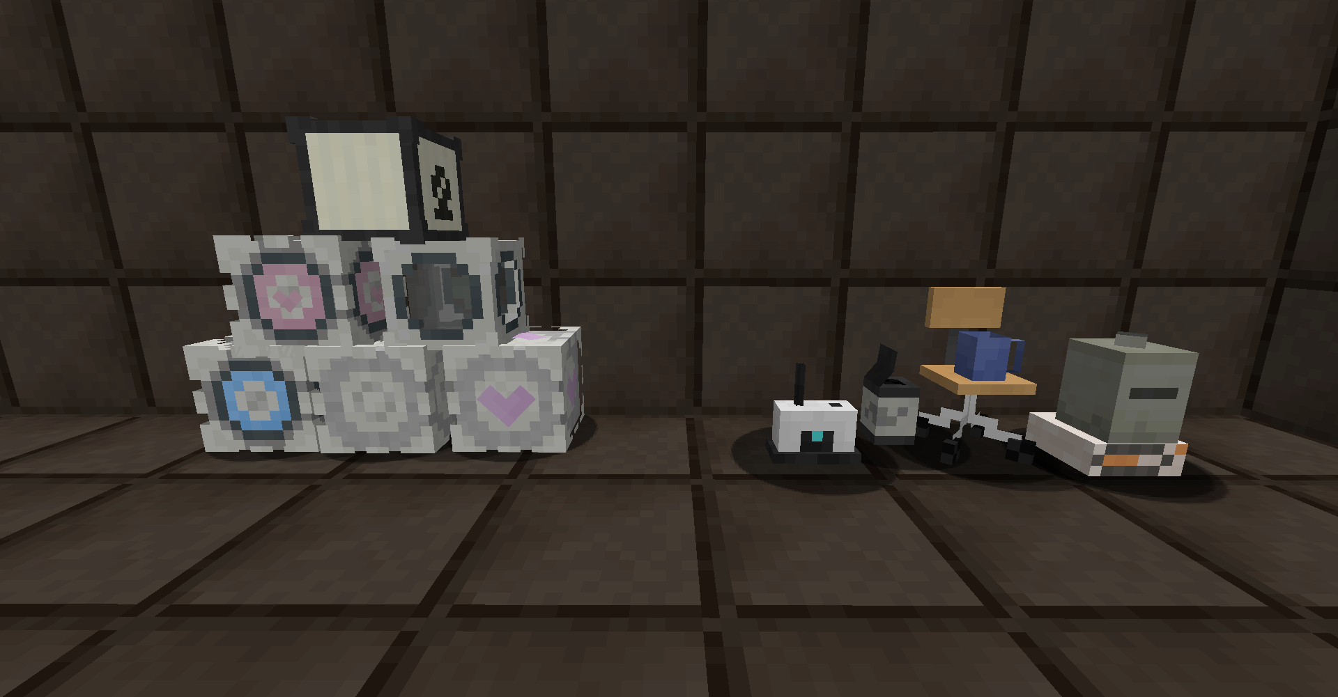 description_0 Portal Cubed Mod (1.19.2) - novo portal gun mod