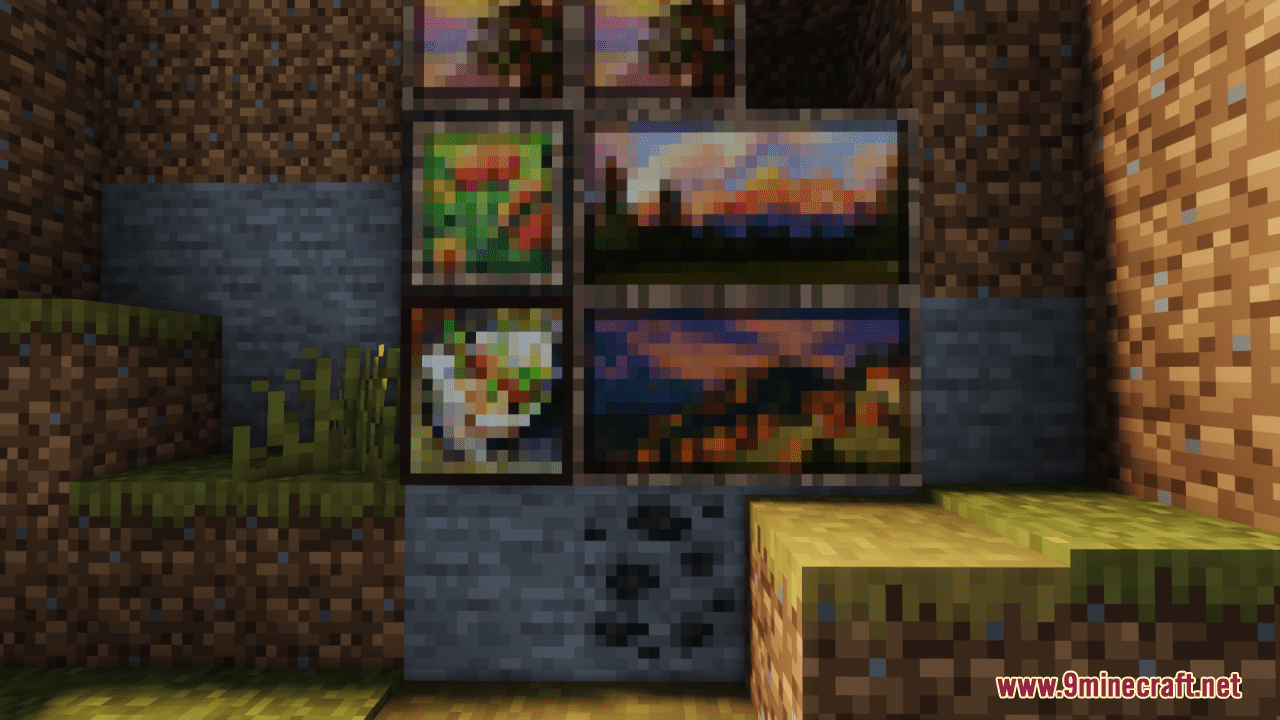 description_1 Paquete de recursos de pinturas Cottagecore (1.19.4, 1.19.2) - Paquete de texturas
