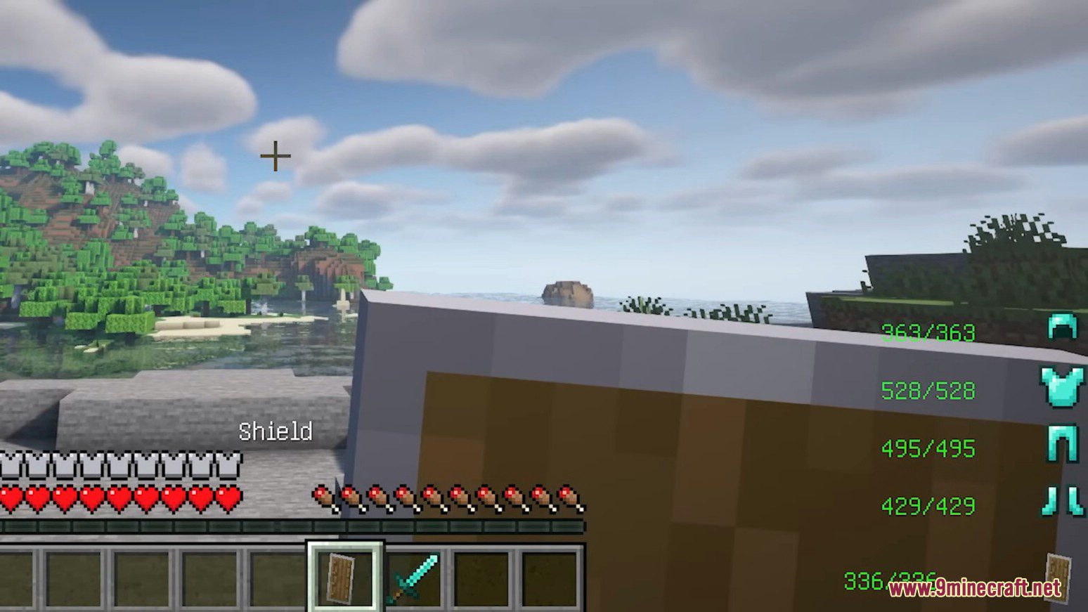 description_2 Mod Armor Indicator (1.20.4) - shows the strength of armor