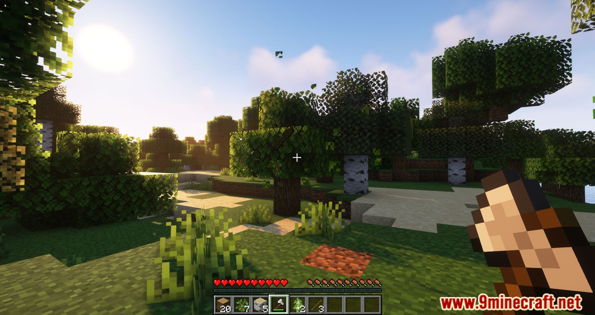 description_6 Decaimiento acelerado mod (1.20.4) - útil para la tala de árboles