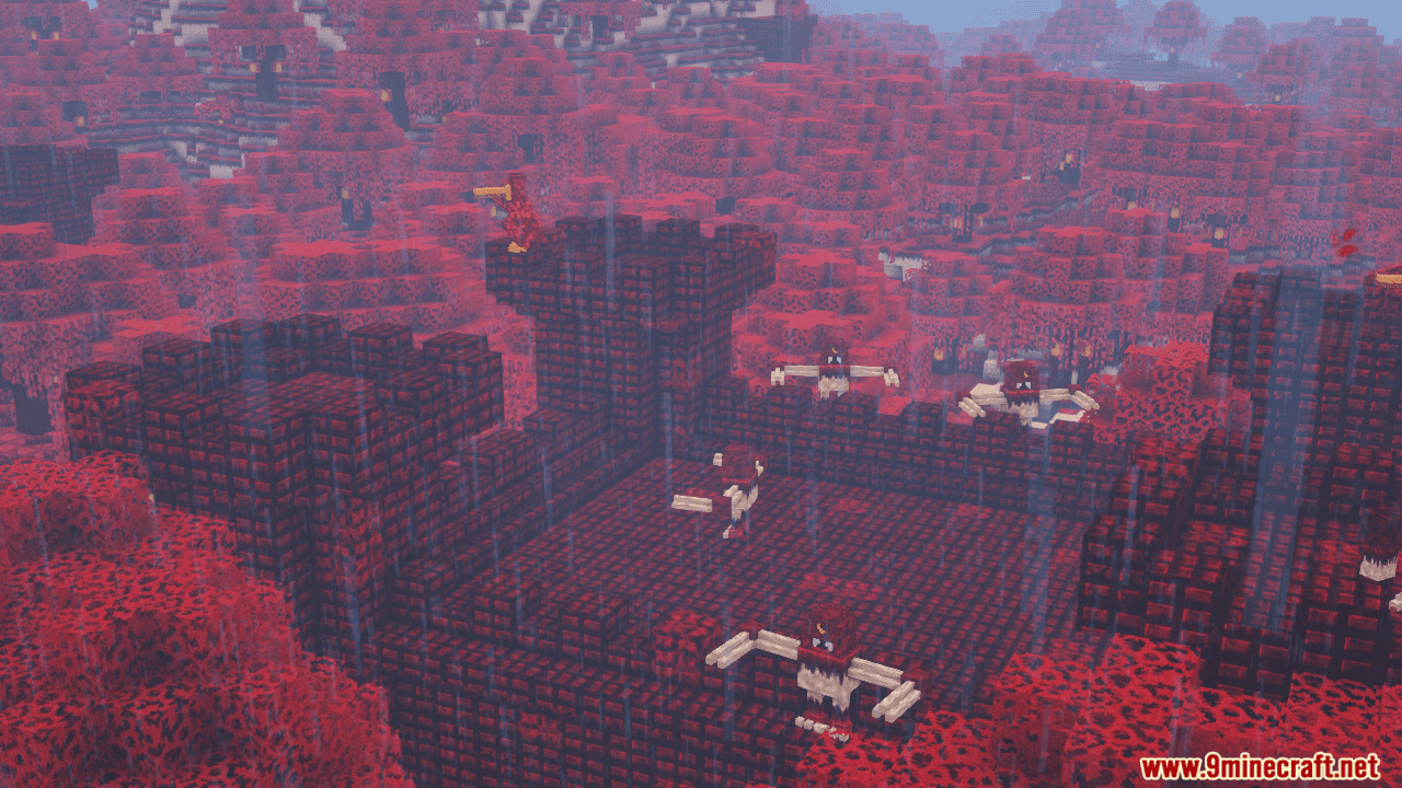 description_5 Heolic Dimension Mod (1.20.1) - Portals made of quartz, flint and glowstone