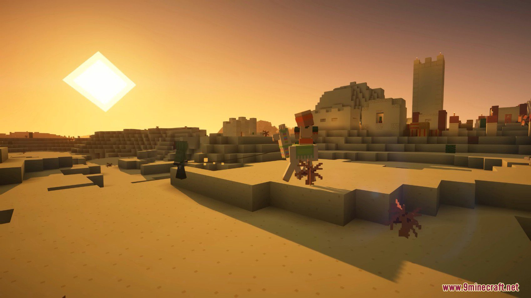 description_6 Villager Transportation Mod (1.20.4) - Viaje en camello