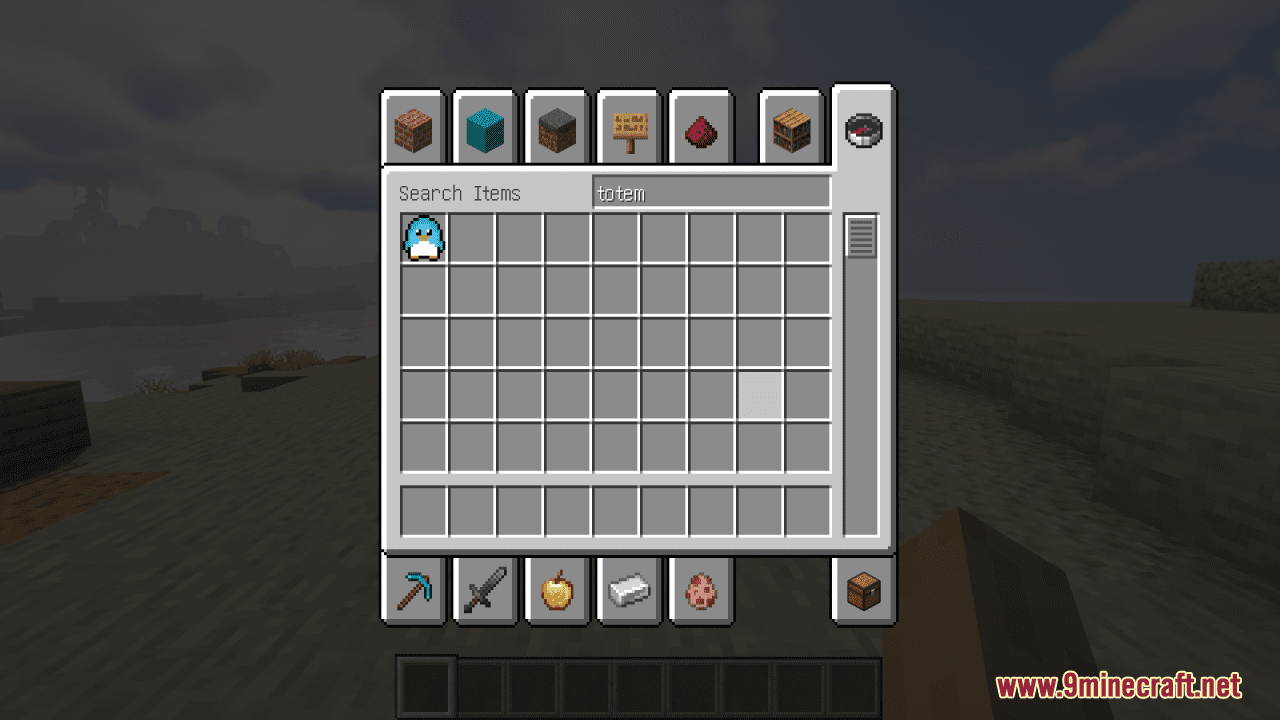 image 1 for  Immortal Penguin Totem Resource Pack (1.20.6) - текстур-пак