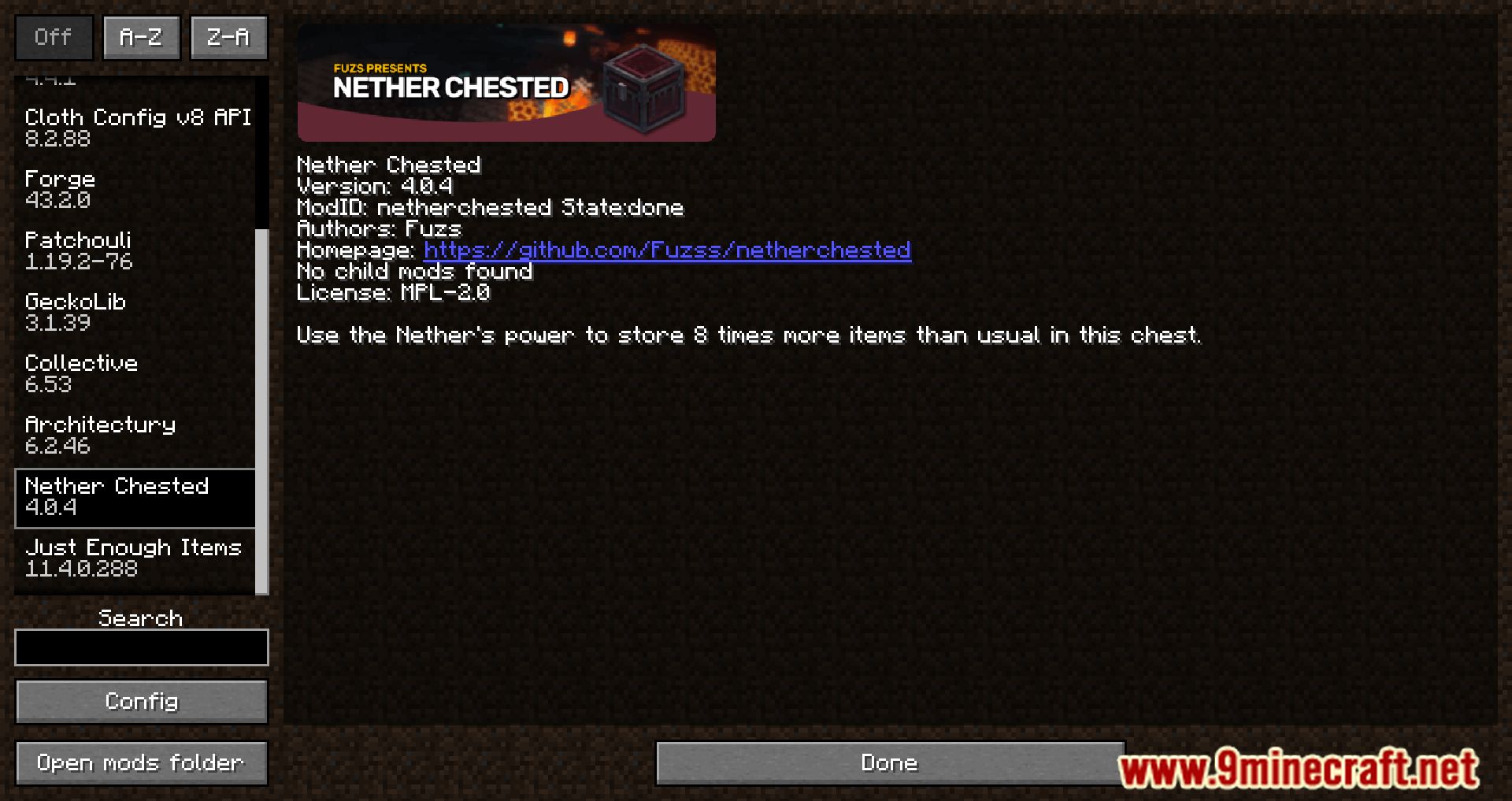description_0 Nether Chested Mod (1.20.4) - очень уникальный новый сундук
