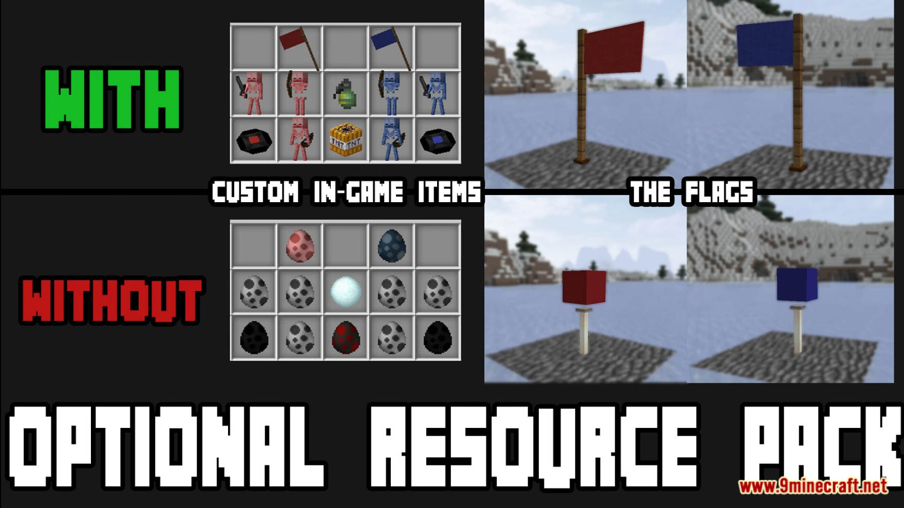 description_1 Capture the Flag Mode Data Pack (1.20.2, 1.19.4) - настройка режима игры Capture the Flag!