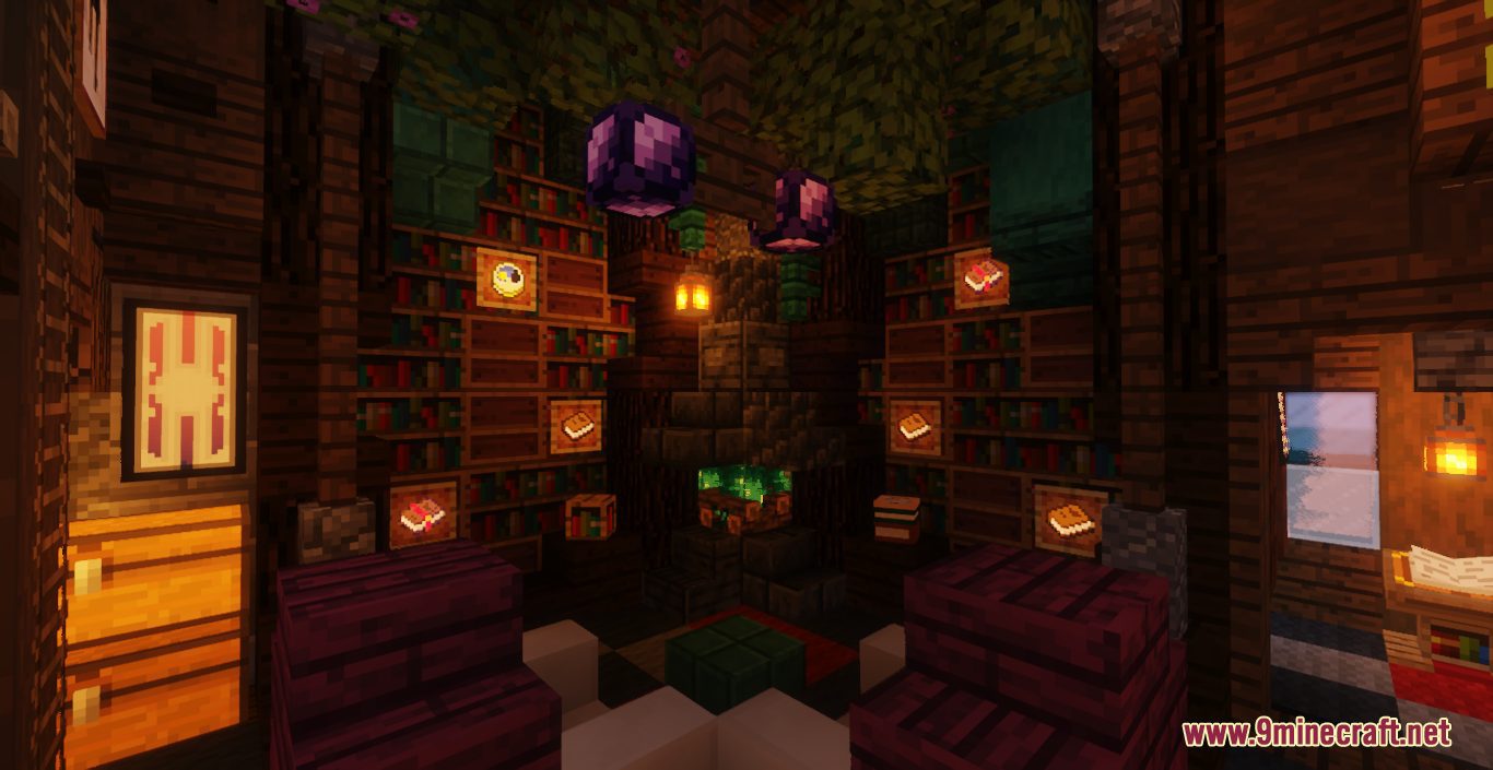 description_5 Fantasy Observatory Building Map (1.18.1) - Lonely Observer