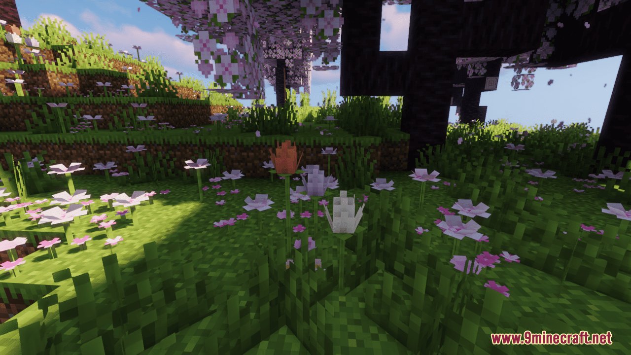 description_6 Cherry Grove+ Resource Pack (1.20.4, 1.19.2) - текстурный пакет