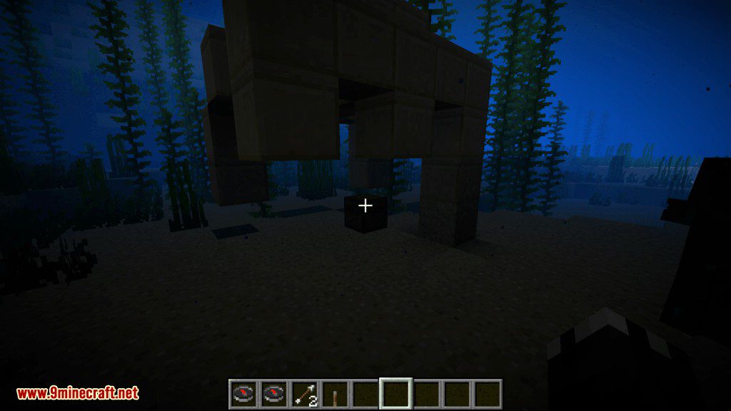 description_11 Structure Compass Mod (1.20.4) - makes it easier to determine the location of buildings