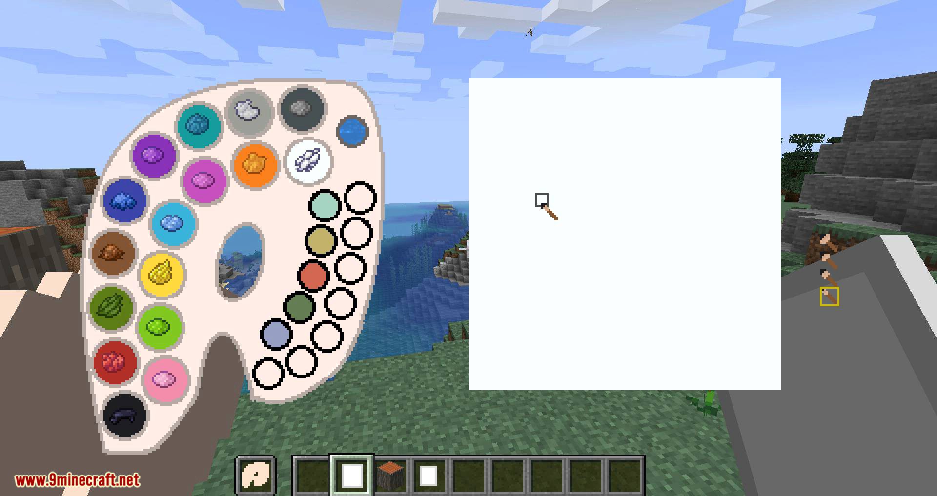 description_8 Joy of Painting Mod 1.20.1 - Смешивайте цвета, рисуйте картины