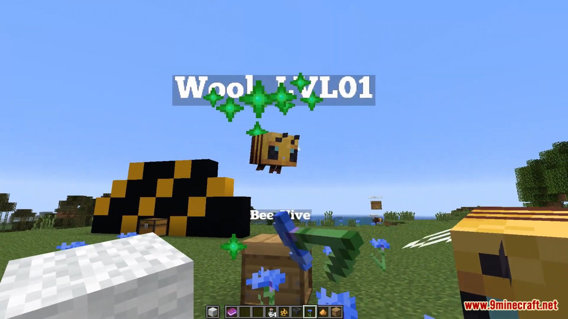 description_2 Bee Ore Data Pack (1.20.2, 1.19.4) - Unlock new Minecraft features!
