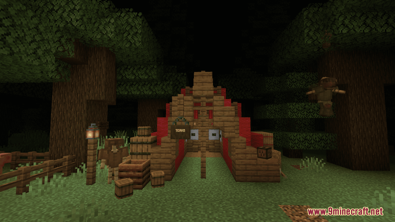 image 2 for Woodland Hunt Map (1.20.4, 1.19.4) - an exciting multiplayer survival experience.
