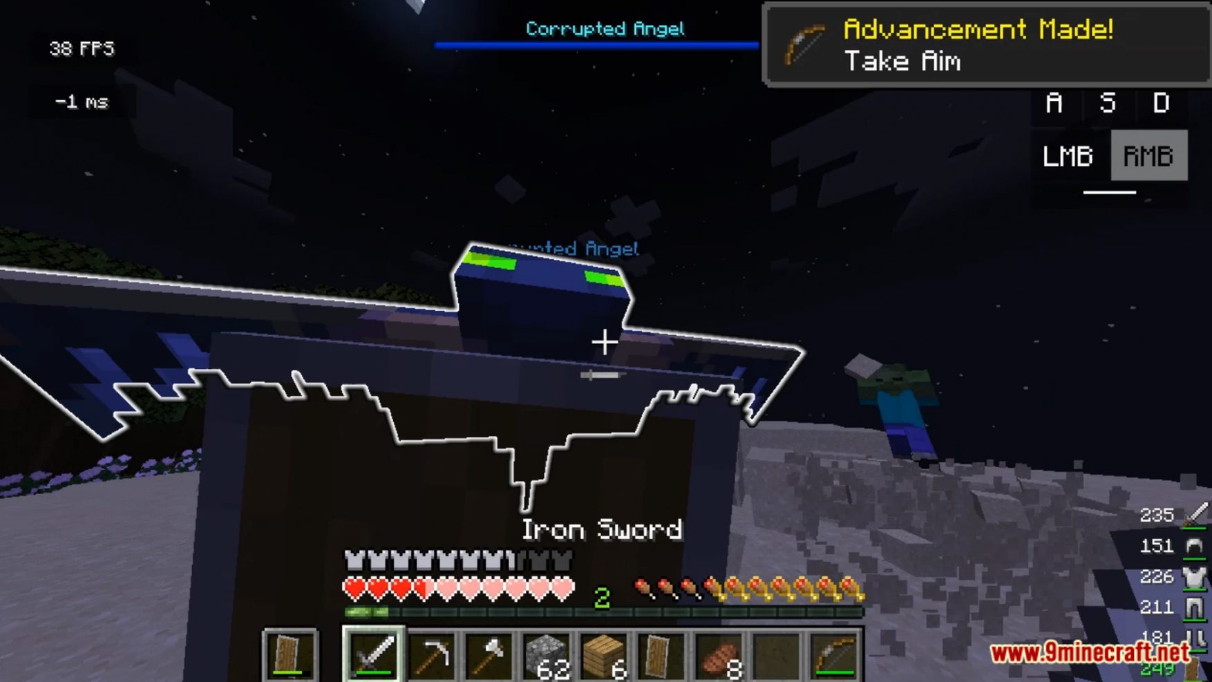 description_8 Horrible Night Data Pack (1.20.2, 1.19.4) - Ночной челлендж!