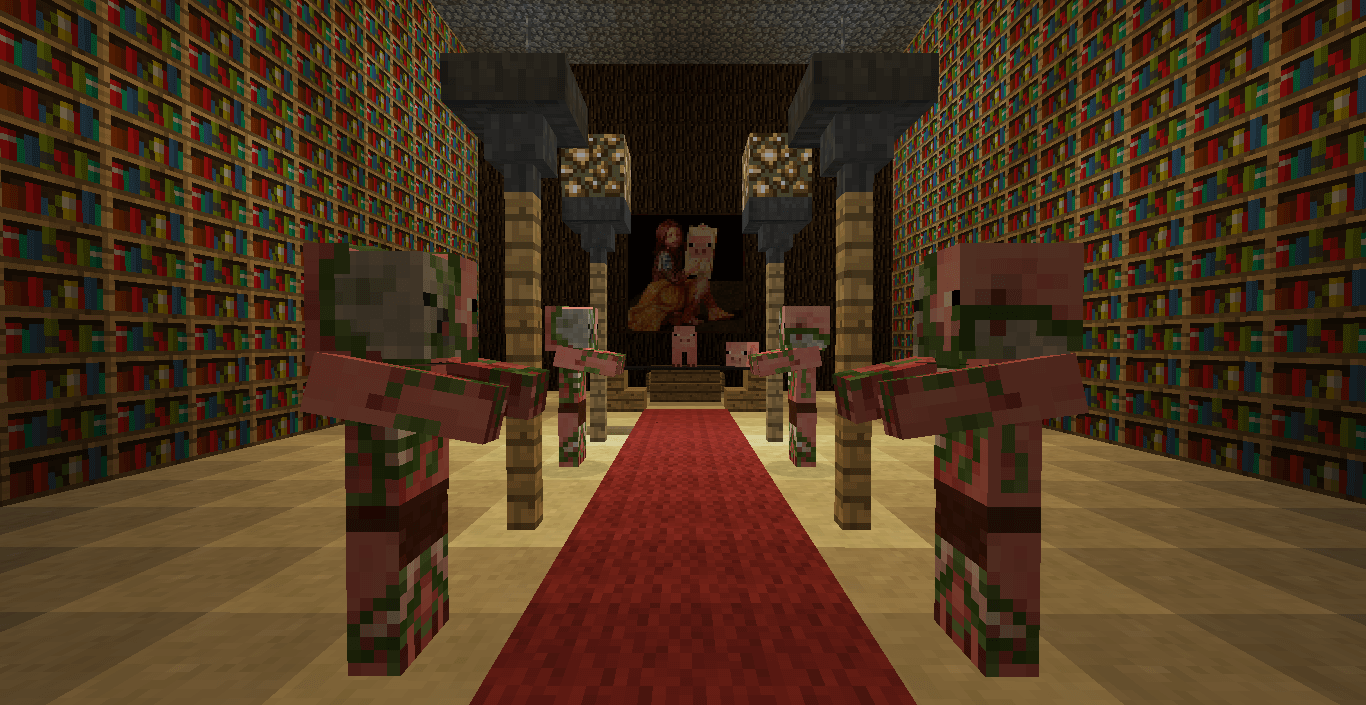 description_2 When Pigs Take Over | Map for Minecraft