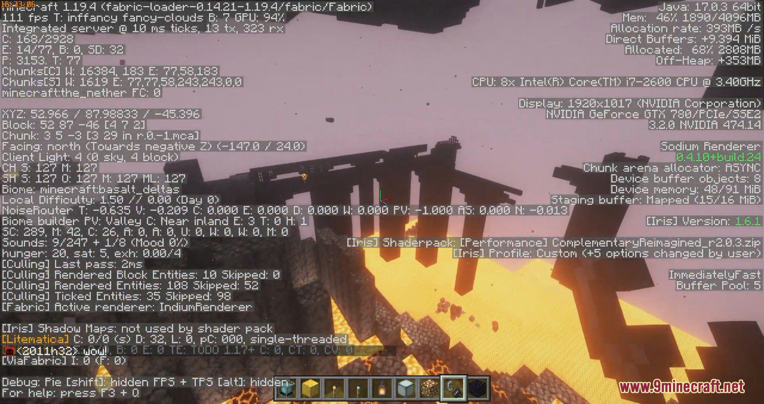 image 12 for Breakneck Optimised Mod Pack (1.20.5) - FPS Enhancement, Shaders