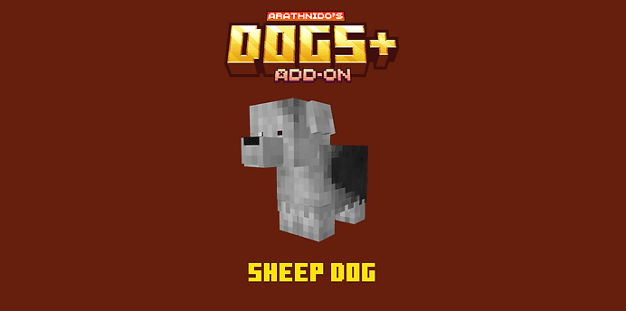 image 21 for Дополнение "Собаки+" (1.20) - MCPE/Bedrock Mod