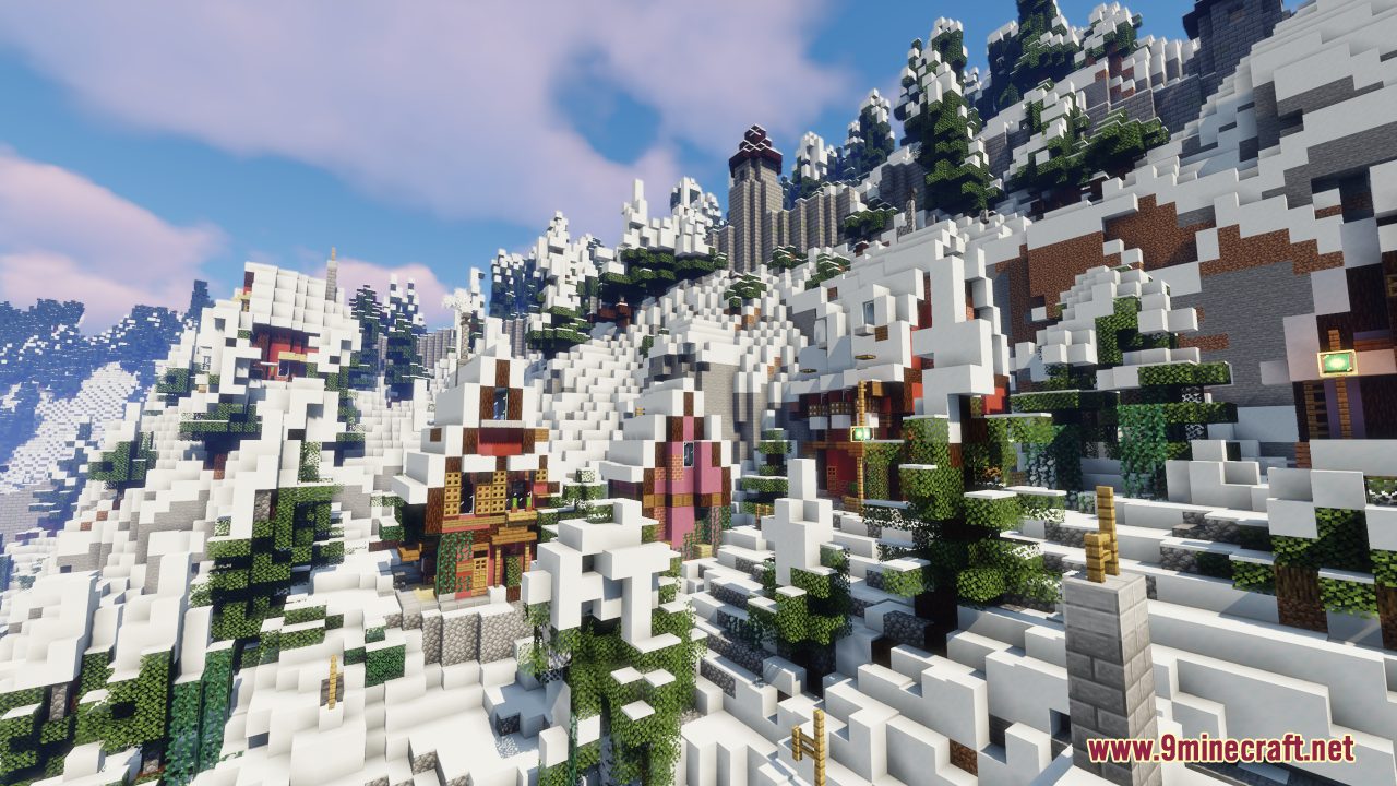 description_5 Minecraft Frozen - Allendale Mapa (1.20.4, 1.19.4) - Reino del Viento Noruego
