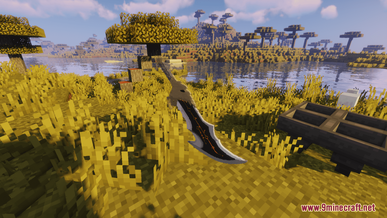 description_10 Blades Of Chaos Resource Pack (1.19.4, 1.19.2) - texture pack