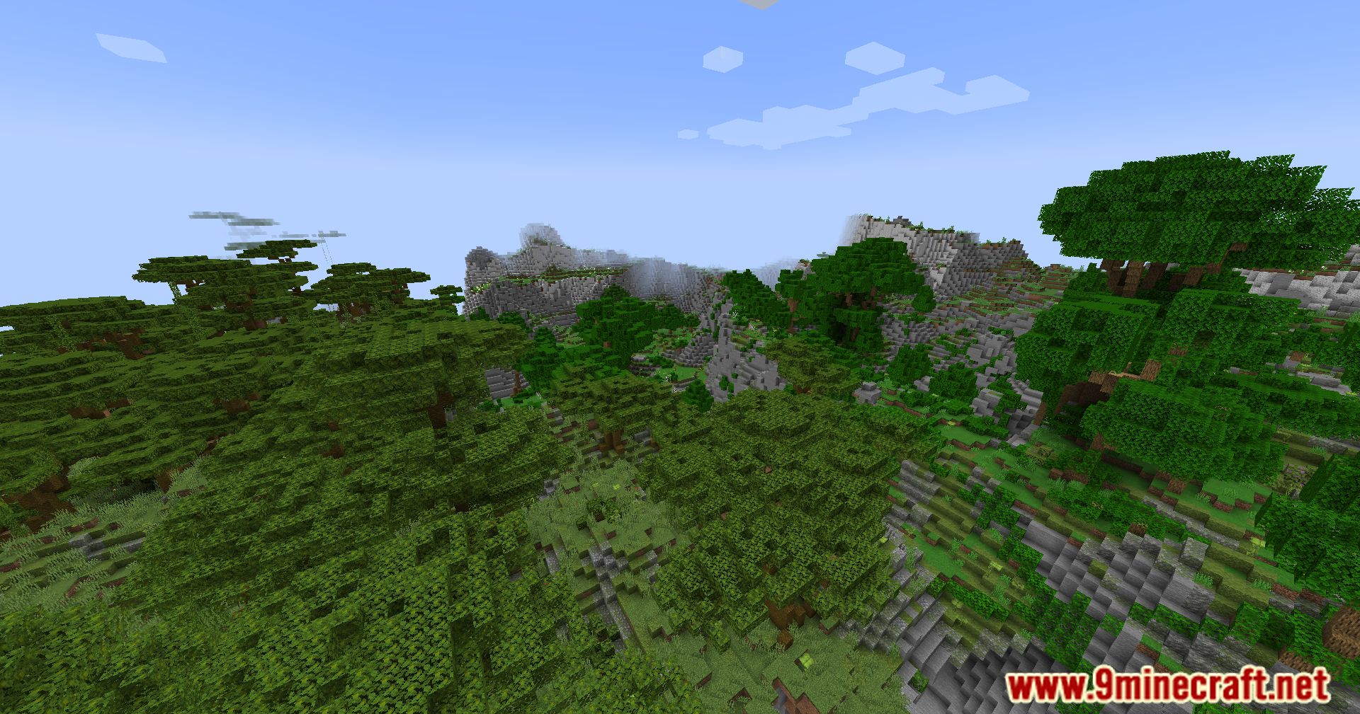 description_5 Terra Mod from Dfsek - from mountains to sea