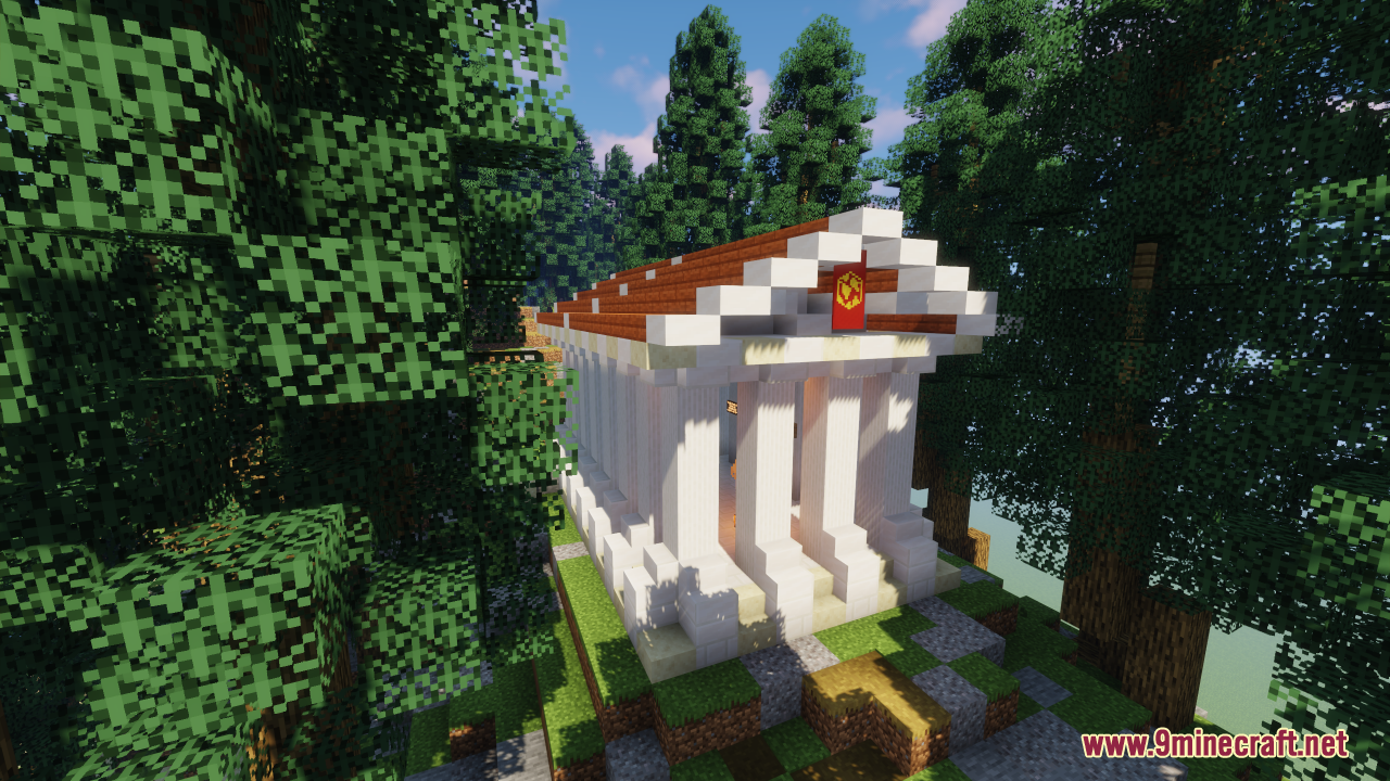 description_3 Roman Lighthouses Map (1.20.4, 1.19.4) - Creating an Epic Rome