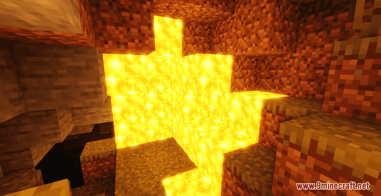 description_5 Glorious Glowstone Resource Pack (1.19.3, 1.18.2) - текстурный пакет